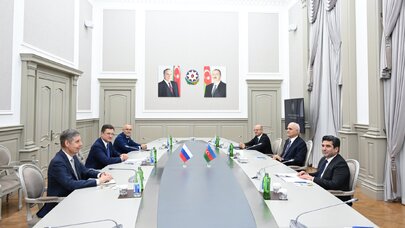 Azərbaycan və Rusiya Baş nazirlərinin müavinləri müzakirələr apardılar