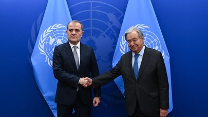 Azərbaycan XİN rəhbəri Quterreşlə görüşdü: regiondakı son proseslər müzakirə edildi