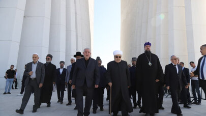 Dini konfessiya rəhbərləri Zəfər parkını ziyarət etdilər