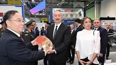 Prezident "ADEX 2026" sərgisindən videoçarx paylaşdı