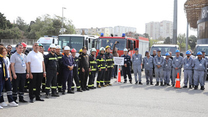 FHN-in Bakı Regional Mərkəzi mülki müdafiə məşqləri keçirdi