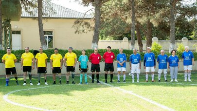 Ahıllarla əlilliyi olan şəxslər arasında futbol yarışı keçirildi