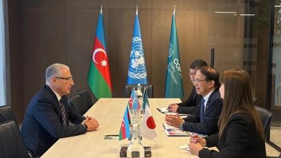 Muxtar Babayev Yaponiya səfiri ilə görüşdü - FOTO