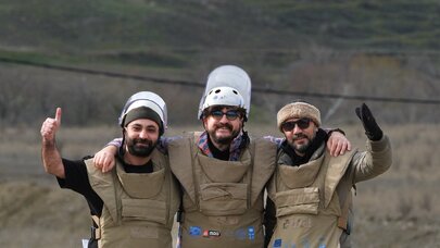 Qarabağda mina təmizləyənlərin hekayəsi festivallarda mükafat uğrunda yarışacaq - FOTO