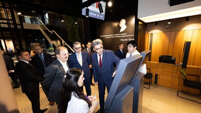 Türkiyə nümayəndə heyəti DOST Agentliyində - FOTO