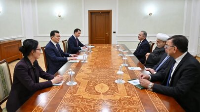 Allahşükür Paşazadə Qazaxıstanın Vitse-prezidenti bu məsələləri müzakirə etdi - FOTO