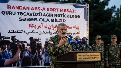 İrandan ABŞ-a sərt mesaj: Quru təcavüzü ağır nəticələrə səbəb ola bilər