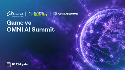 Azercell “Gamesummit” və “Omni AI Summit”in eksklüziv tərəfdaşıdır