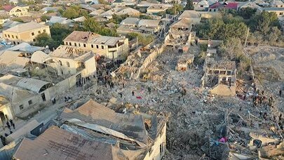Ermənilərin Gəncəni üçüncü dəfə bombalamasından altı il ötür