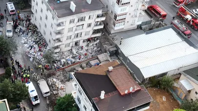 İstanbulda dəhşət: 7 mərtəbəli bina çökdü, ölənlər var - FOTOLAR / YENİLƏNDİ
