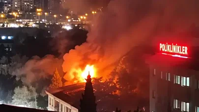 Türkiyənin ən böyük kardiologiya mərkəzində GÜCLÜ YANĞIN