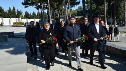 Şəhid Nurlan Mustafayevin anım mərasimi keçirildi - Foto