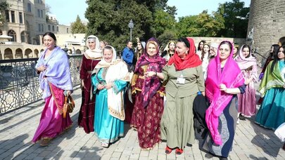 Bakıdakı “Kəlağayı” yürüşündan - VİDEO