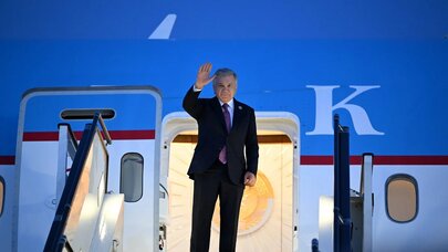 Mirziyoyevin Azərbaycana işgüzar səfəri başa çatdı - FOTO