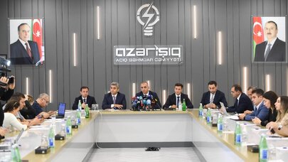 “Azərişıq” ASC-nin təşkilatçılığı ilə Ağdamda mətbuat konfransı keçirildi - FOTO