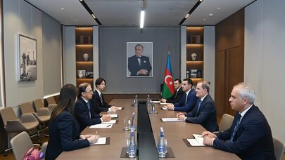 Ceyhun Bayramov Vatanabe Katsuya ilə görüşdü