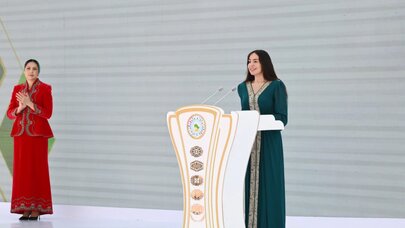 Aşqabadda MAMA "Ana təbiət" beynəlxalq incəsənət sərgisi açıldı - FOTO