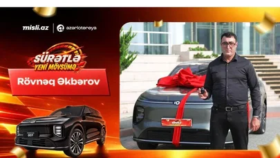 Xəyal etdi, inandı, qazandı — “Sürətlə Yeni Mövsümə” lotereyasının "Changan Q07" qalibi danışdı - VİDEO