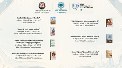 XII Bakı Beynəlxalq Kitab Sərgisində Türk Mədəniyyəti və İrsi Fondunun yeni nəşrləri təqdim olunacaq