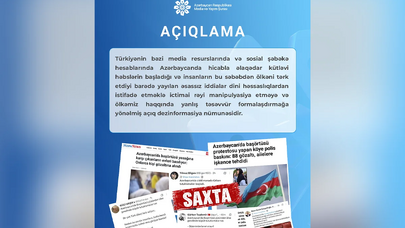 Media və Yayım Şurası Azərbaycan haqqında saxta məlumatların yayılmasını qətiyyətlə pislədi