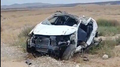Cəbrayılda ağır qəza: Sürücü öldü - Foto