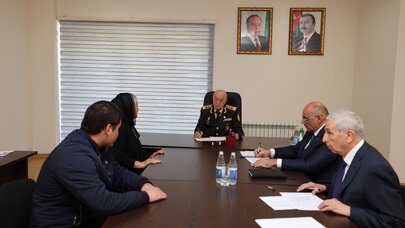 Kəmaləddin Heydərov Qax şəhərində vətəndaşları qəbul etdi