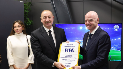 İnfantino İlham Əliyevə təşəkkür etdi