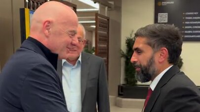 İnfantino Bakıya gəldi