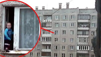 8-ci mərtəbədən yıxılan 5 yaşlı qız sağ qaldı - Möcüzə?
