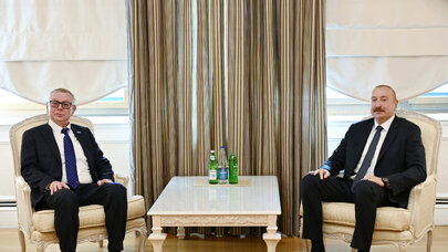 İlham Əliyev BMT-nin Terrorçuluqla Mübarizə İdarəsinin nümayəndəsi Aleksandr Zuyevi qəbul etdi
