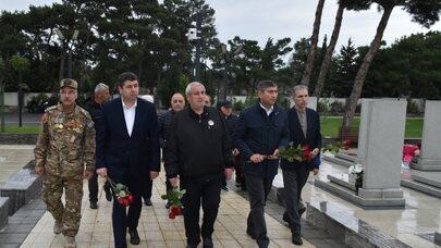 Yasamal rayonunda şəhidlər yad edildi