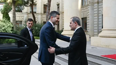 Ceyhun Bayramov niderlandlı həmkarını qarşıladı