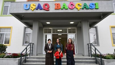 Şamaxıda iki körpələr evi-uşaq bağçası istifadəyə verildi - Foto