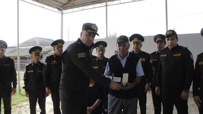 Həlak olan FHN əməkdaşının ailəsinə medallar təqdim edildi - FOTO