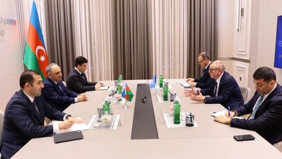 Kamran Əliyev Aleksandr Zuyevlə terrorçuluğa qarşı mübarizəni müzakirə etdi - FOTO