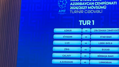Azərbaycan çempionatında yeni mövsümün püşkü atıldı