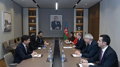 Ceyhun Bayramov BMT Turizmin Baş katibi ilə görüşdü