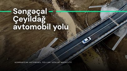 Sel nəticəsində dağılmış körpünün yerində yenisi inşa edilir