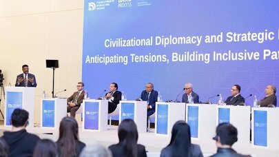 Heydər Əliyev Mərkəzində sivilizasiya diplomatiyası müzakirə olundu - FOTO