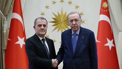 Ərdoğan Ceyhun Bayramovla görüşdü