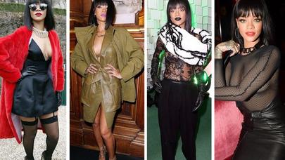Rihanna aləmi bir-birinə qatdı - FOTOLAR