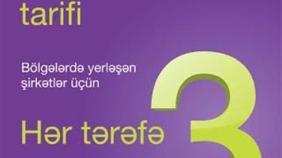 Azercell-dən - Korporativ abunəçilər üçün endirimli bölgə tarifi (R)