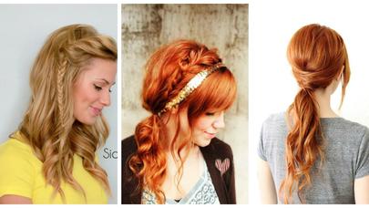Uzun saçlı qızlar üçün tez yığılan saç düzümləri - FOTOLAR