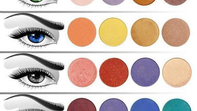 Göz rənginə uyğun makiyaj - FOTOLAR