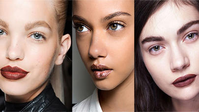 Payızın ən son gözəllik tendensiyası: qəhvəyi dodaqlar - FOTOLAR