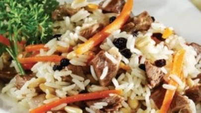 Köklü, qarağatlı plov