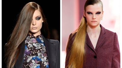 Düz saçlarla dumanlı göz makiyajı – FOTOLAR