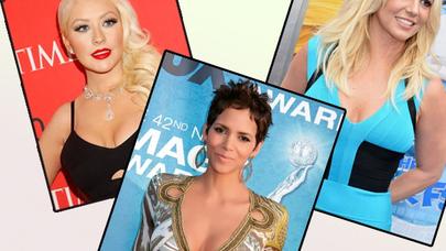 Sinəsini böyüdən məşhurlar - FOTOLAR