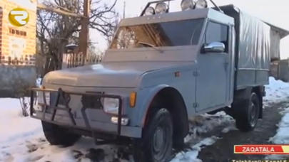 Zaqatala sakini yeni maşın düzəltdi - FOTO