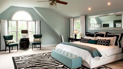 Ev dekorasiyasında ekzotik zebra naxışı - FOTOLAR